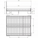FRIDA walnut postel L160, 160x200